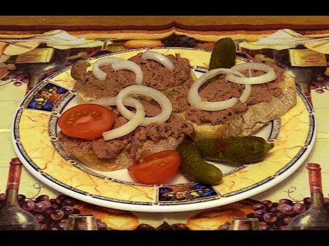 Reh Sahne Leberwurst mit Preiselbeeren. Schritt für Schritt mit Rezept.