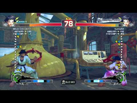 Chiba (Makoto) vs huntaNX (Makoto) - SSF4 Arcade Edition Xbox Live Ranked Match