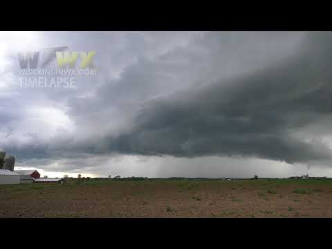 Winnebago Shelf Cloud - Chilton, WI - 8/10/2017