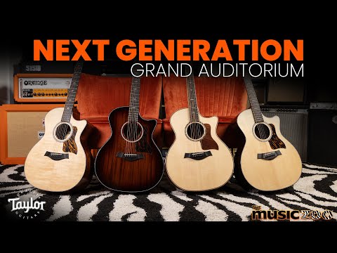 Taylor Next Generation 314ce, 324ce, 414ce & 814ce Demo Video - New Claria Electronics & Bracing!