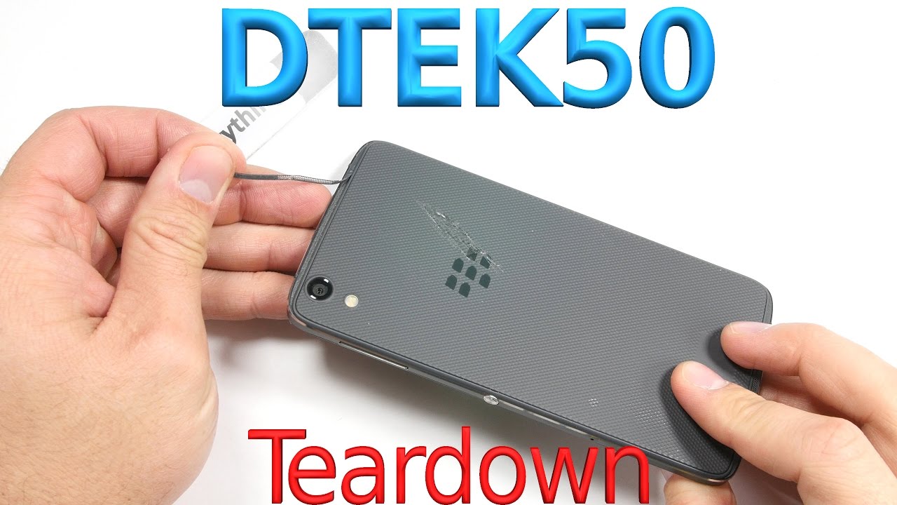 DTEK50 Teardown - Cute Charging Port - BlackBerry Screen replacement