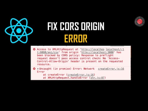 Fix CORS POLICY No 'Access-Control-Allow-Origin' header  | solved | 100%  working