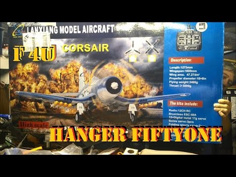 UNBOXING LX MODELS F4U CORSAIR 1600mm 6S FOLDING WINGS WWII