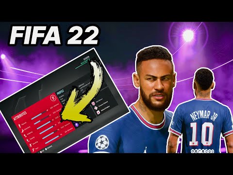 NEYMAR LIKE BUILD FOR PLAYER CAREER MODE 🔥| FIFA 22
