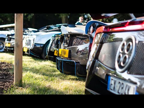 24 Pagani Zonda's SHUTDOWN Goodwood Festival Of Speed 2019 - Day 1