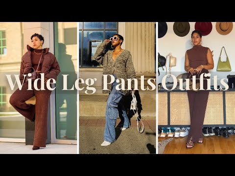 Chic Wide Leg Pants Outfits | How to Wear Wide Leg...