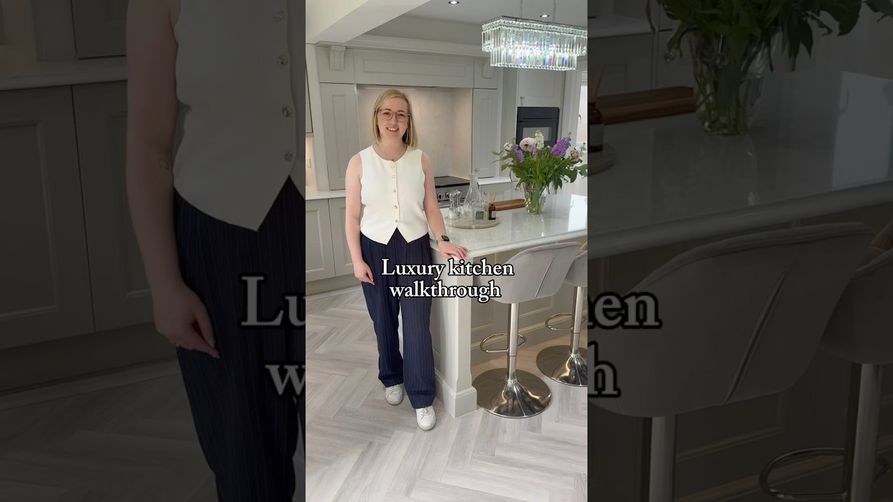 Elegant Manor House Kitchen Tour | Painted Limestone