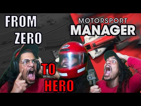 [LIVE] Underdog IRONMAN Challenge! - Motorsport Manager Create your Team - EP1