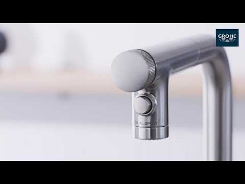 GROHE Essence Smartcontrol: Küchenarmatur mit herausziehbarer Dual Spülbrause