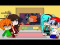 FnF + Hatsune miku react to pico vs evil Boyfriend
