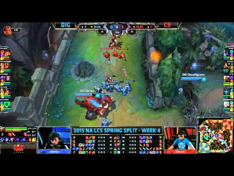 NA LCS Woche 4 Tag 1 - Dignitas vs Cloud 9