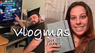 Gradutation, Doodleplanner, Grocery Shopping ⎹ Vlogmas Day 21