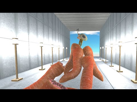 Blade Worm Army in Wobbly Tunnel vs ALL UNITS Animal Revolt Battle Simulator