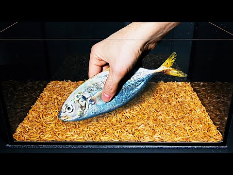 10 000 MEALWORMS VS FISH (and some other stuff)