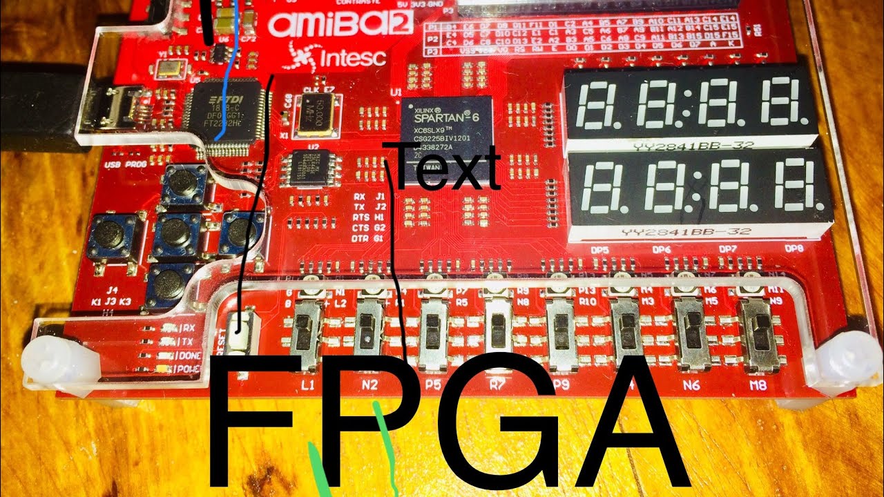 Tarjeta de Desarrollo para FPGA Spartan 6 | Amiba 2 | Desempaquetado 📦
