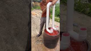 Download lagu Homemade water pump made from simple PVC pipes 🛠️ mp3