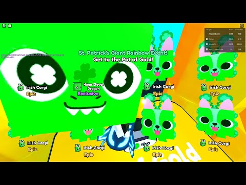 Hatching a Huge Clover Dragon