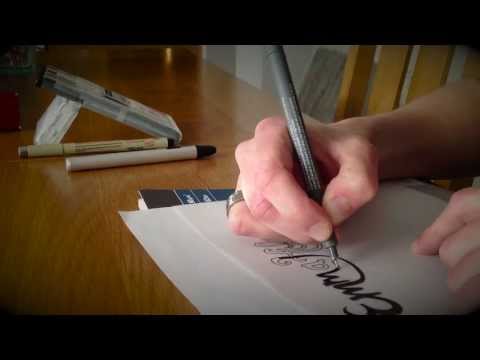 Hand Lettering Tutorial Experiment