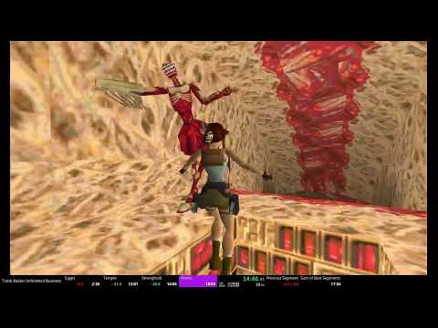 Tomb Raider Unfinished Business Any% Glitched RTA 17:38 World Record