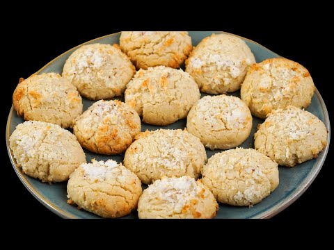 Amazing Coconut Cookies Recipe | Original Bakery Biscuits at Home | Evening Snacks With Tea