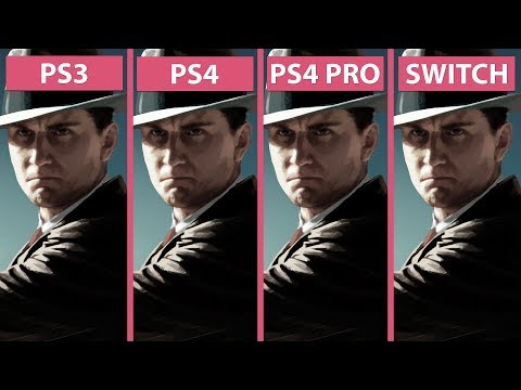 L.A. Noire – PS3 vs. PS4 vs. PS4 Pro 4K vs. Switch Graphics Comparison