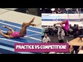 Simone Biles compete the hardest vault in the world - Practice vs Competition US Classics 2024