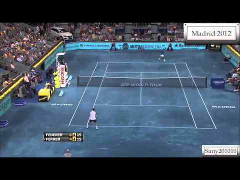Roger Federer vs David Ferrer Madrid 2012 (HD)