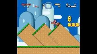 Super Mario World - Glitched 101st Exit via Wrong Warp