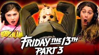 FRIDAY THE 13TH PART 3 (1982) - JASON GETS HIS ICONIC HOCKEY MASK! | MOVIE REACTION