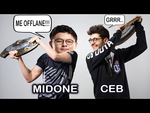 When MidOne meets ORIGINAL OFFLANER of OG (CEB) — Who's OFFLANE??? 15Mins GG DOTA 2