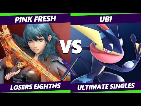 S@X 345 Losers Top 8 - Pink Fresh (Byleth) Vs. Ubi (Greninja) Smash Ultimate - SSBU
