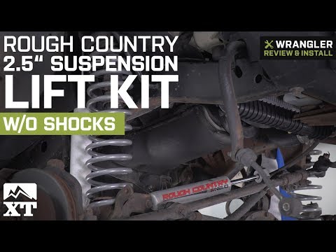 Jeep Wrangler Rough Country 2.5" Suspension Lift Kit w/o Shocks (1997-2006 4.0L TJ) Review & Install