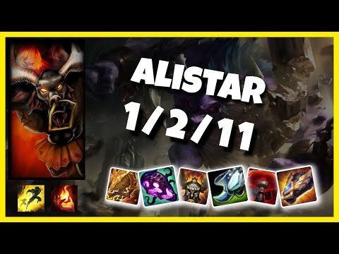 EU Challenger Alistar SUPPORT (1/2/11) vs YUUMI Gameplay Replay - Patch 10.20