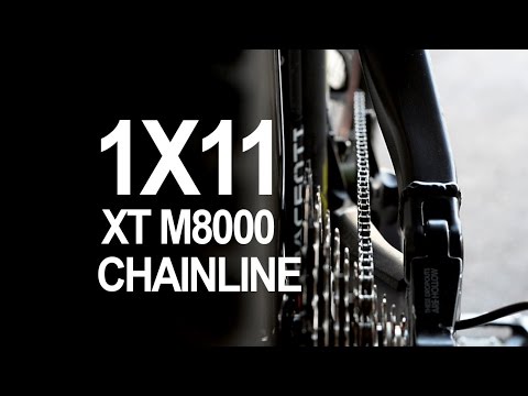 Better CHAINLINE??? 1 x 11, 1 x 12 Adjustment, Options🔥with Shimano XT M8000