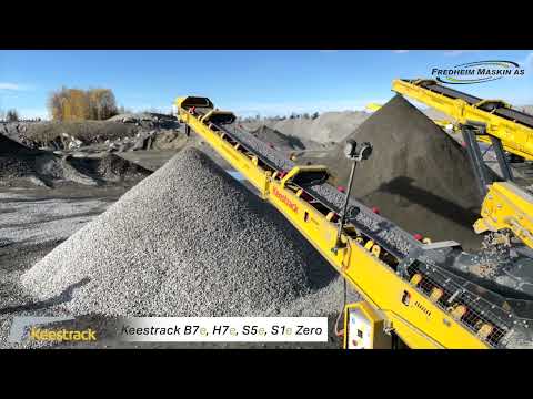 Keestrack H7e ZERO cone crusher, completely electric plug-in driven advanced technology cone crusher