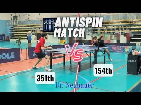 ANTISPIN vs High Ranked Opponent ⚔️ | 🇮🇹 4th Division | Dr. Neubauer A-B-S | Table Tennis Match