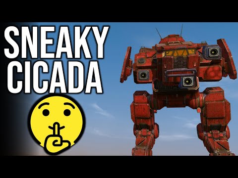 ANNOYING RANGE ABUSER | Cicada 3M | MWO Mechwarrior Online Gameplay