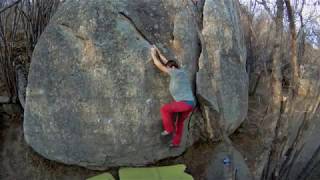 Video thumbnail of Problem 20 (Carrière), 5b. Targasonne