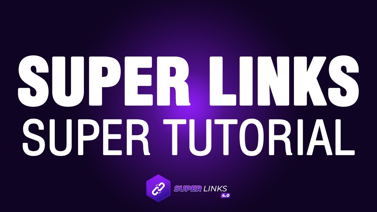 🟣 SUPER TUTORIAL SOBRE O PLUGIN SUPER LINKS - DOMINE AS FUNÇÕES
