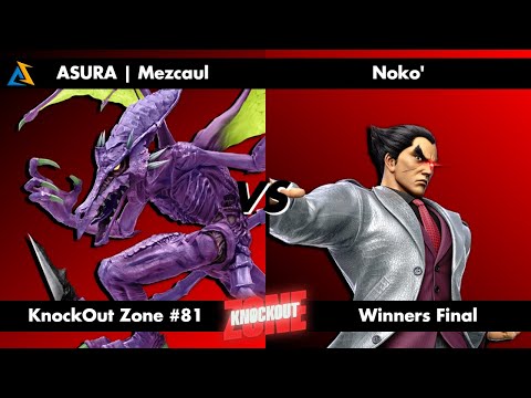 KnockOut Zone #81 - SSBU Winners Final - Mezcaul (Ridley) vs Noko' (Kazuya)