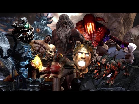God of War 3 All Bosses (Chaos Mode, No Damage)