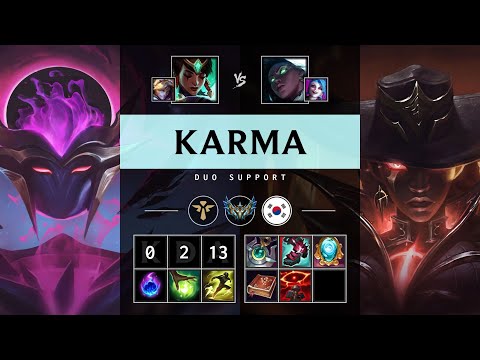 Karma Support vs Senna - KR Challenger Patch 25.20