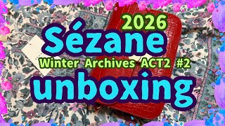 【セザンヌWinter2026】ACT2#2♡返品ありがとう❤️ALERT即ポチる‼️♡おまけ話♡またアーカイブDIY？傷リペアキット？♡#セザンヌ#sezane#開封動画#boheme#milo