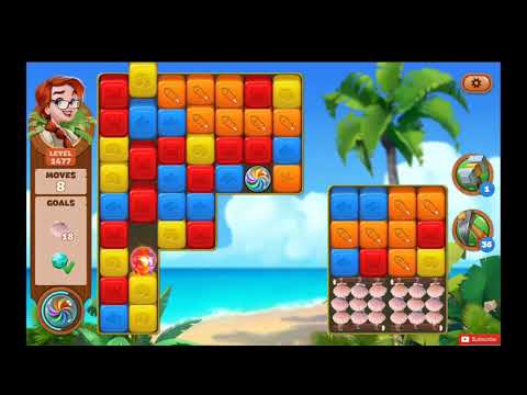 Lost Island Blast Adventure Level 1477 NO BOOSTERS - A S GAMING ✔