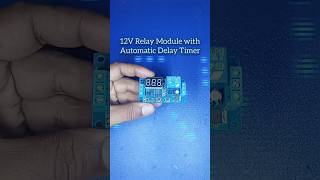 how to wire 12v relay module with automatic delay timer #shortsviral