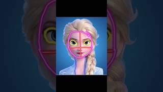 Hoe to Draw Elsa  from Frozen ❄️ | Beautiful Disney Art #shorts #drawing #trending #elsa #frozen