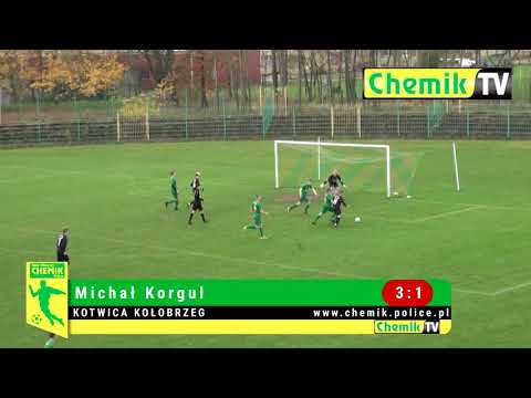 Bramki z meczu JS Chemik Police - JS Kotwica Kołobrzeg 4:1