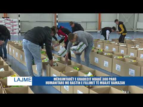 MËRGIMTARËT E GRADECIT NDANË 300 PAKO HUMANITARE ME RASTIN E FILLIMIT TË MUAJIT RAMAZAN