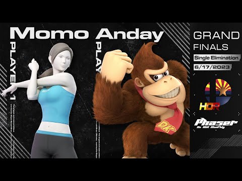Phaser 3.5: Momo (Wii Fit) vs Anday (DK) HDR Singles Grand Finals