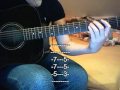 Placebo - Drag acoustic guitar cover 